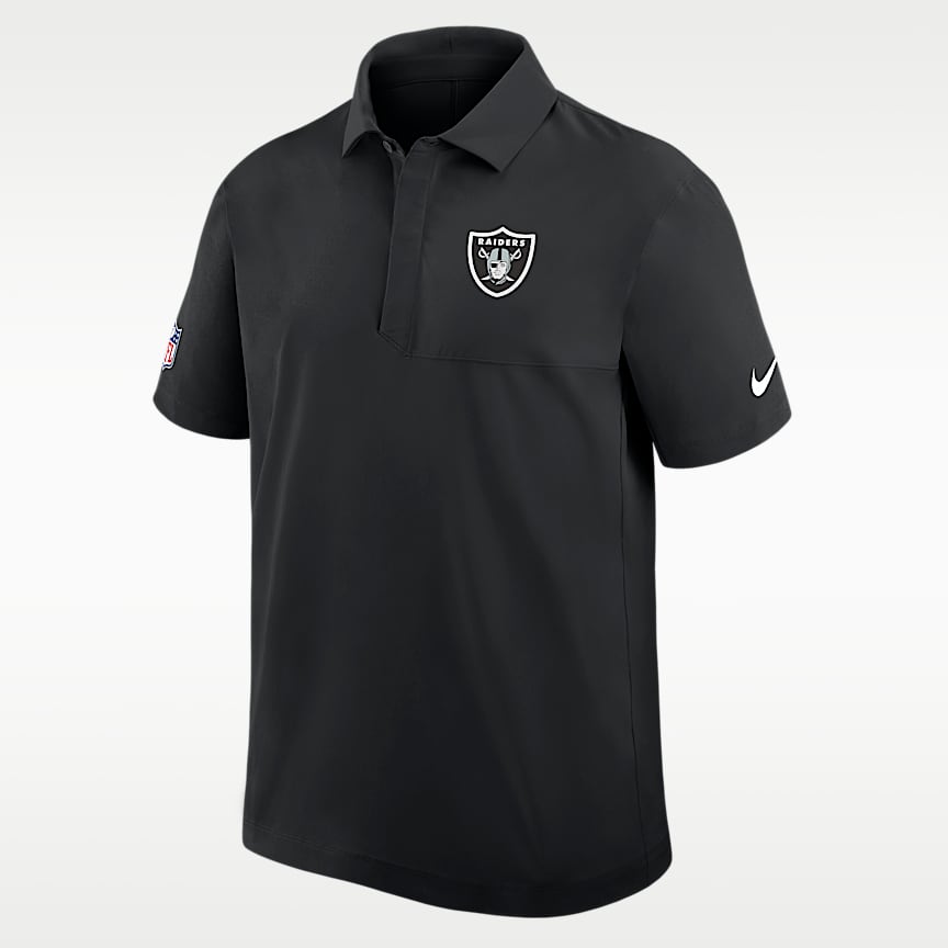 Nike Las Vegas Raiders ユニフォーム ジャージ　シャツ Las Vegas Raiders Sideline Coach Men's Nike NFL 1/2-Zip Short